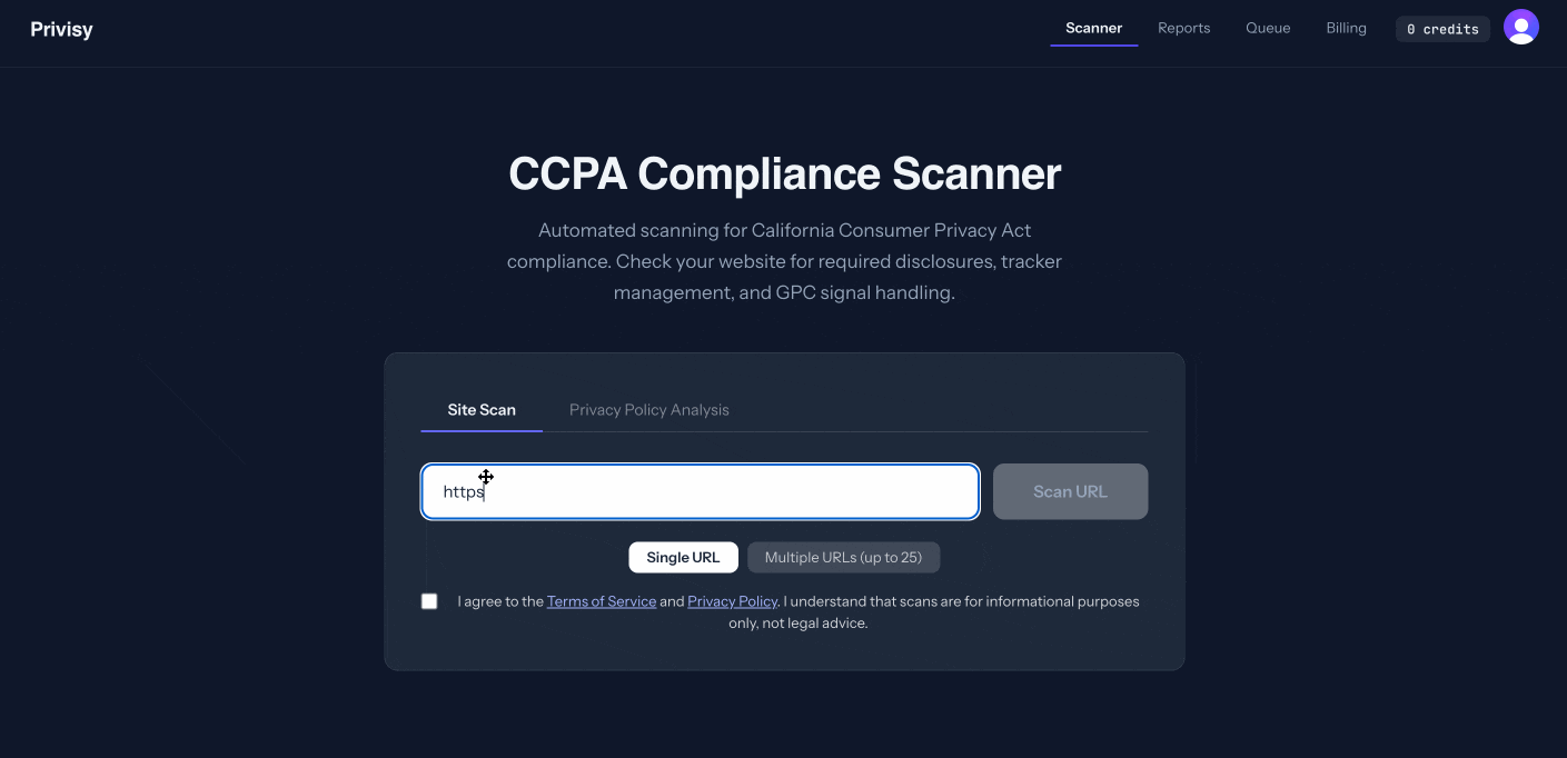 Product demo showing compliance scan and scoring